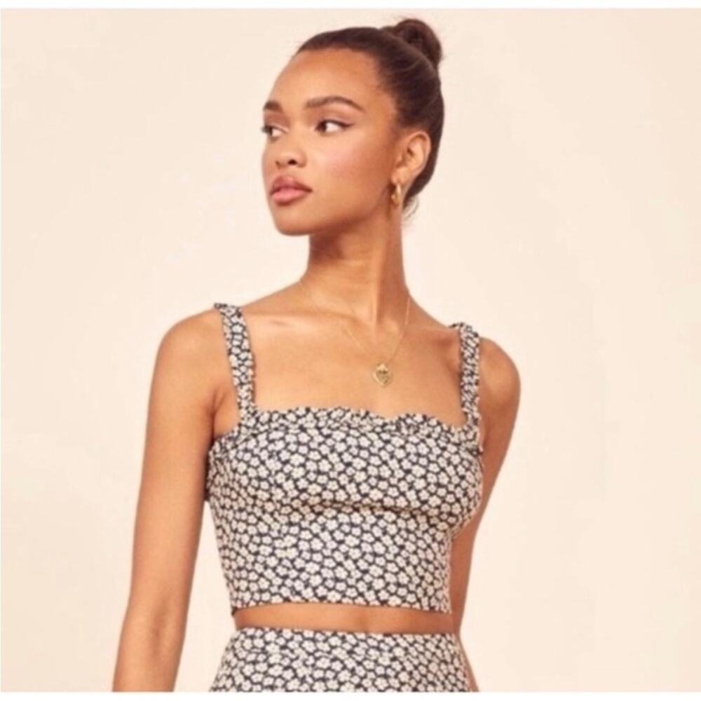 Reformation Coco Floral Tank